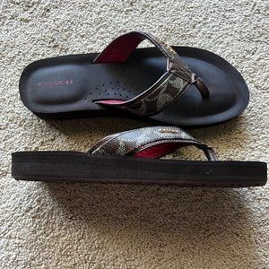 Coach Flip Flops
